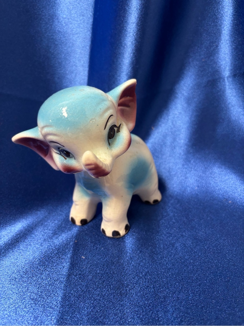 Vintage Elephant Figurine / Statue Home Decor Piece-Perfect Kitsch